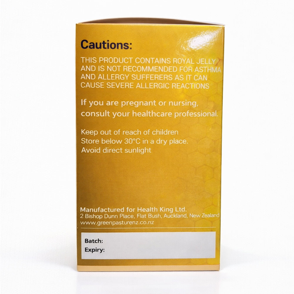 Green Pasture Royal Jelly 1500mg (180c) - 365 Health Limited