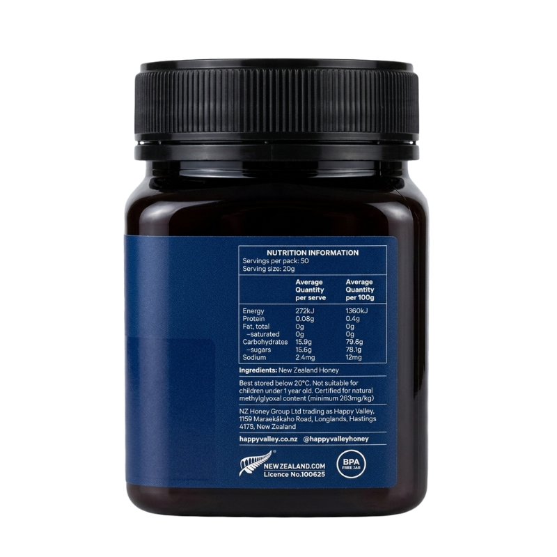 Happy Valley UMF 10+ Mānuka Honey 1kg - 365 Health Limited