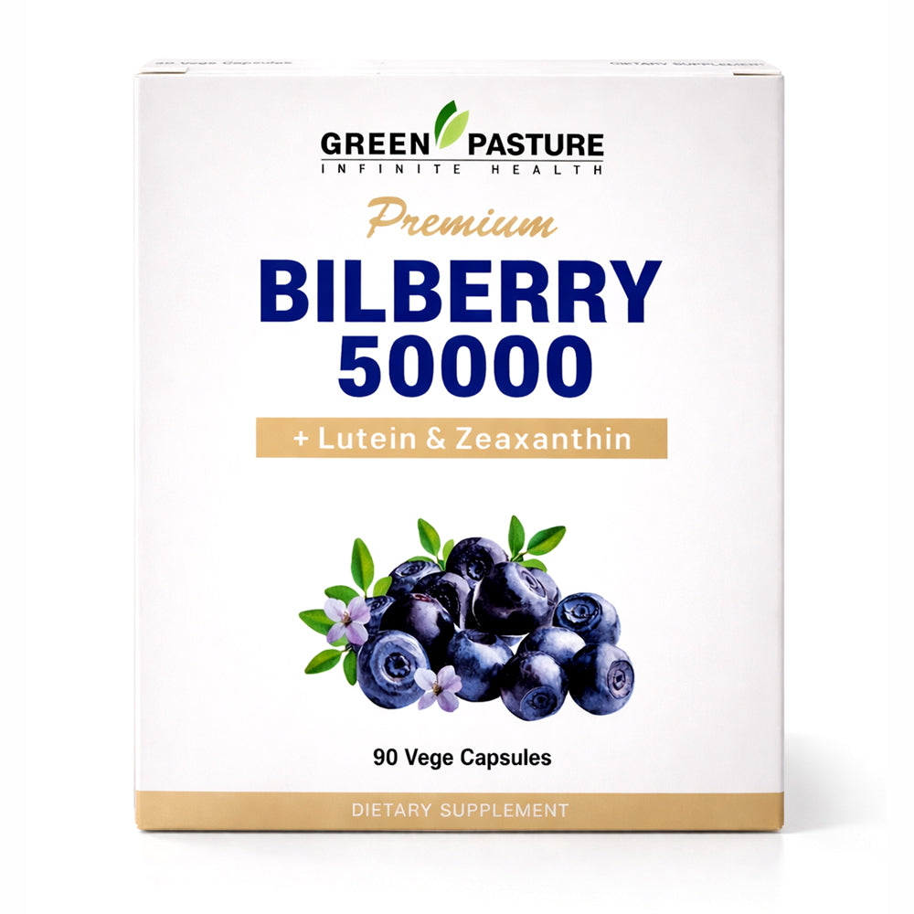 Green Pasture Bilberry 50000 | Bonus Gift - 365 Health Limited