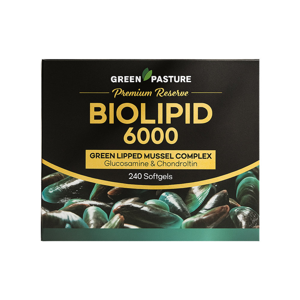 BioLipid Green Museel 6000 120Softgels/240Softgels - 365 Health Limited