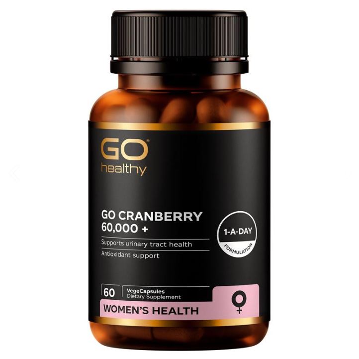 Go Cranberry 60000+ 60 vegecaps - 365 Health Limited