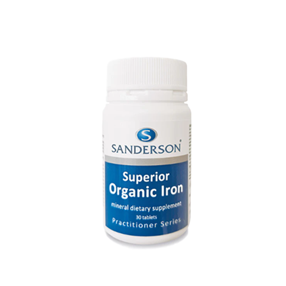 Superior Organic Iron 30 tablets - 365 Health Limited