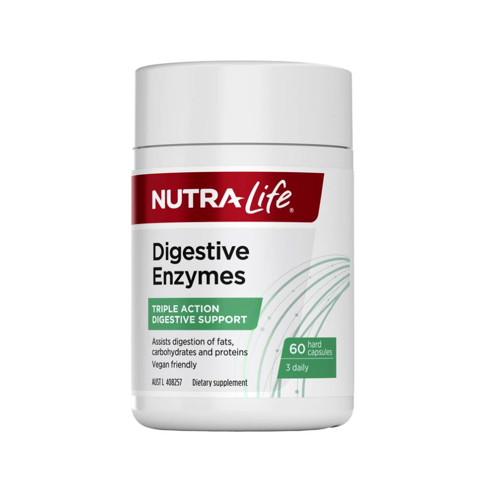 *Clearance Sale*Nutra Life Digestive Enzymes 60capsules - 365 Health Limited
