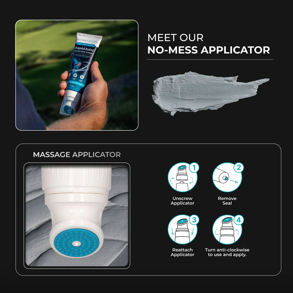 RapidJoint Mussel Heat Cream 100g - 365 Health Limited