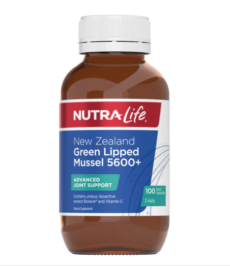 ***NEW PACKAGE*** Green Lipped Mussel 5600+ 100capsules - 365 Health Limited