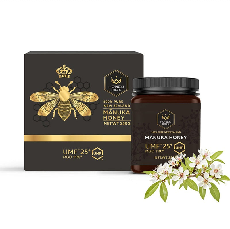 Honey Max Manuka Honey UMF25+ 250g– 365 Health Limited