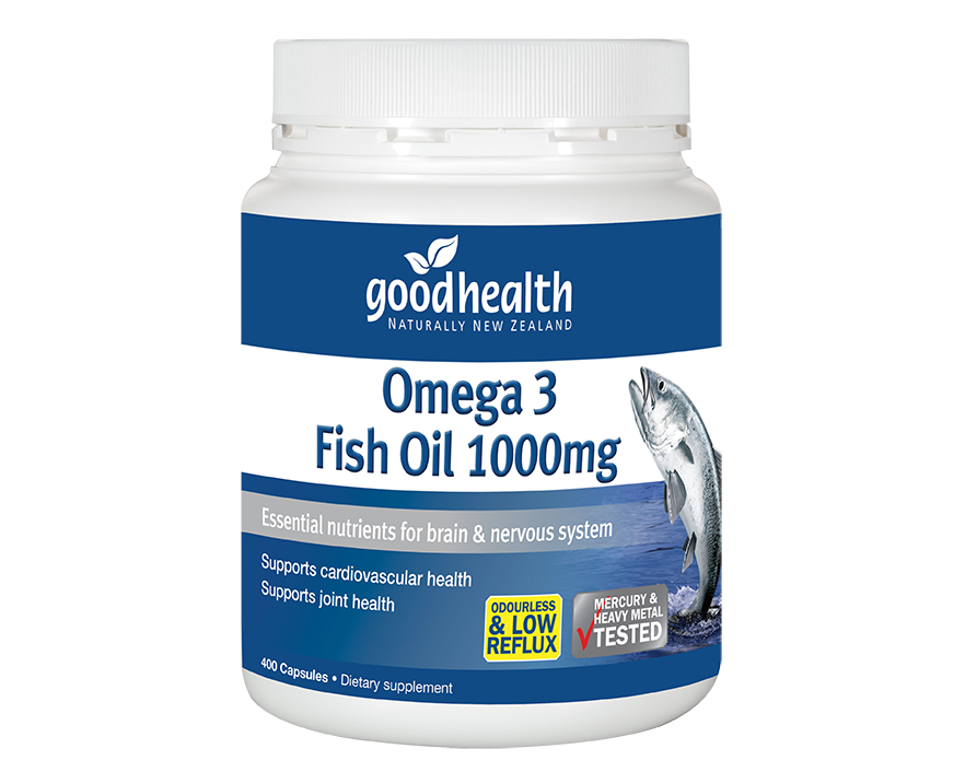 Omega 3 Fish Oil 1000mg 400capsules - 365 Health Limited