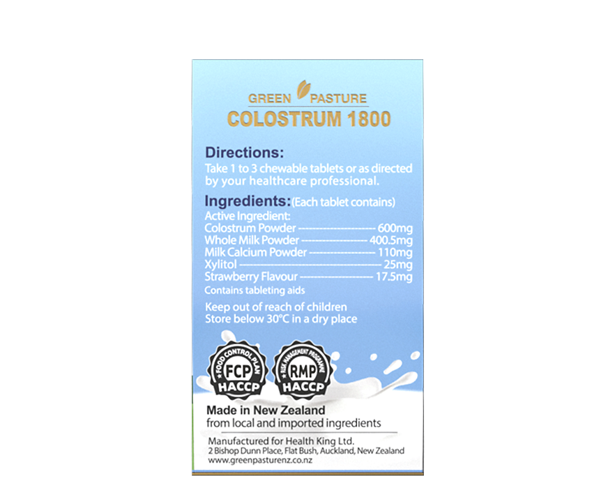 Colostrum 1800 - 365 Health Limited