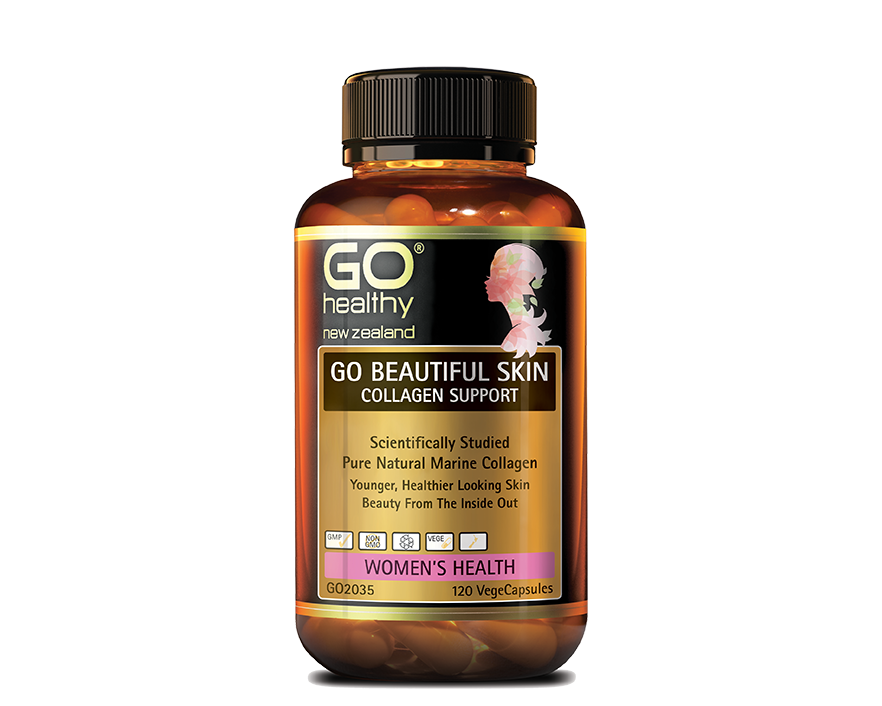 Go Beautiful Skin Collagen Support 120vegecaps - 365 Health Limited