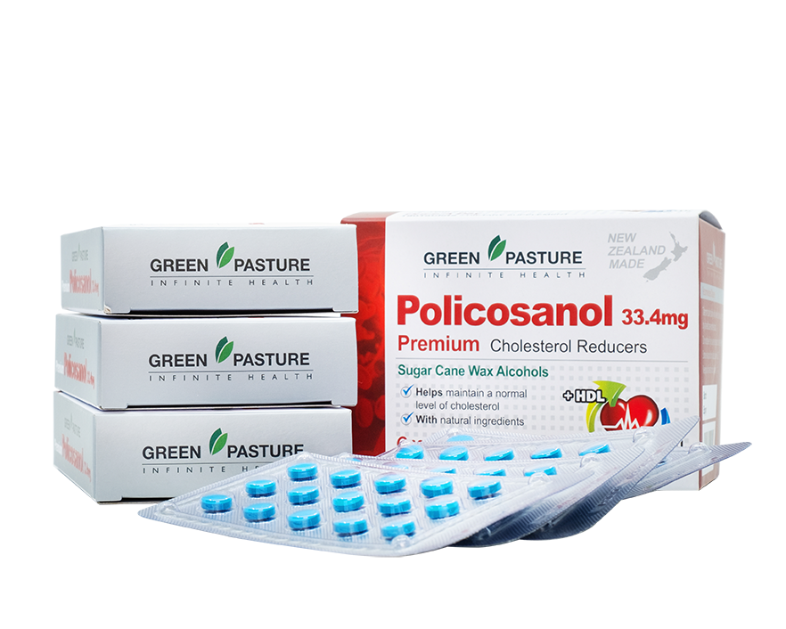 Green Pasture Policosanol 33.4mg 180tablets - 365 Health Limited