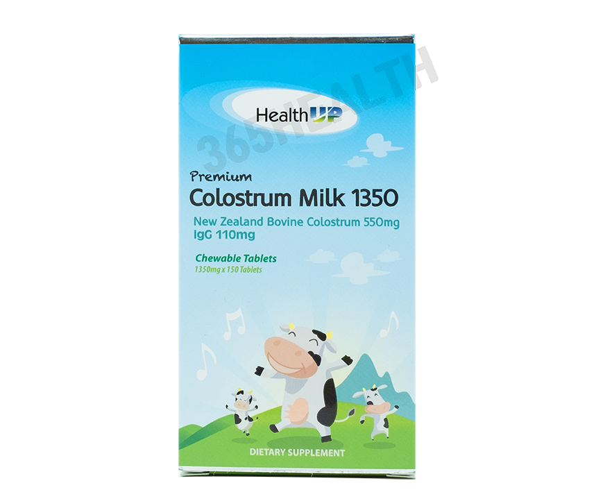 HealthUP Colostrum Milk 1350 150tablets - 365 Health Limited