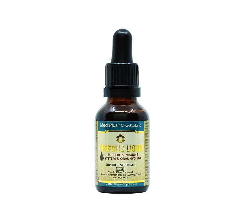 Mediplus Propolis Liquid Superior Strength PL60 Alcohol-Free 25ml - 365 Health Limited