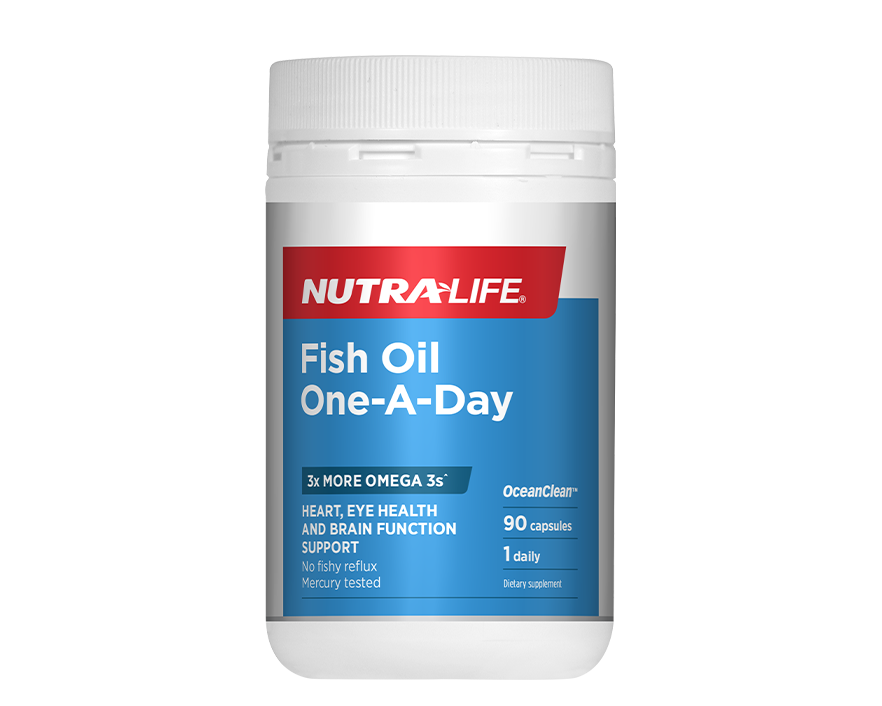 Fish Oil One-A-Day 90capsules - 365 Health Limited