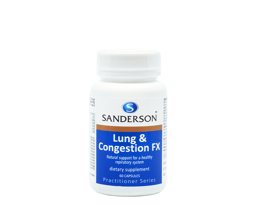 Sanderson Lung & Congestion FX 60capsules - 365 Health Limited