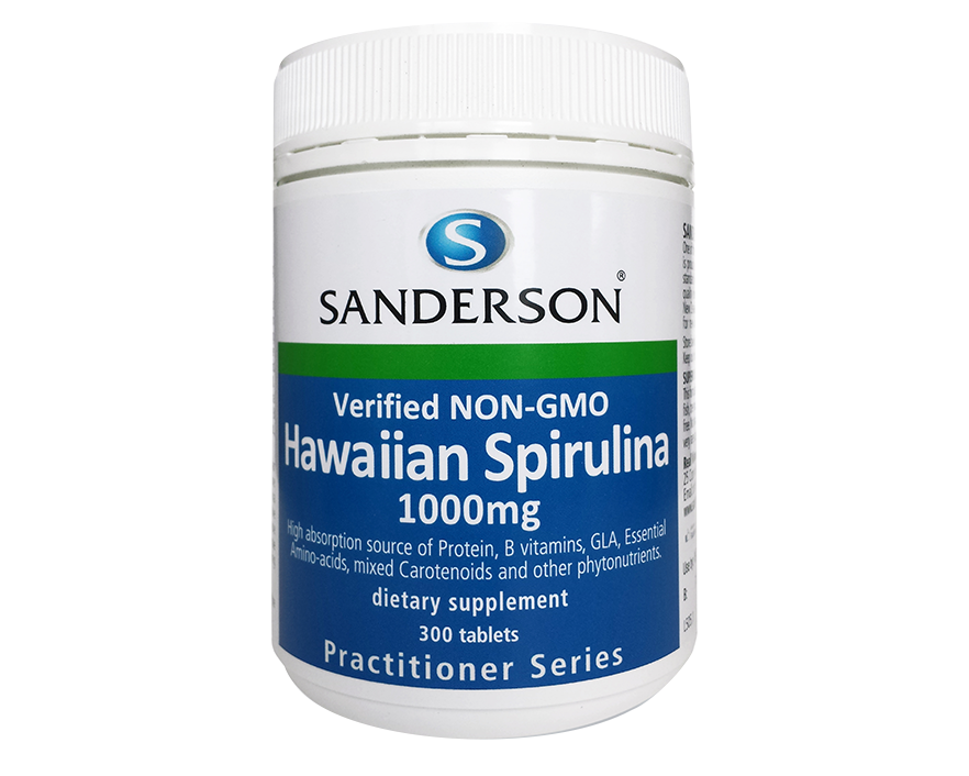 Sanderson Hawaiian Spirulina 1000mg 300 tablets - 365 Health Limited