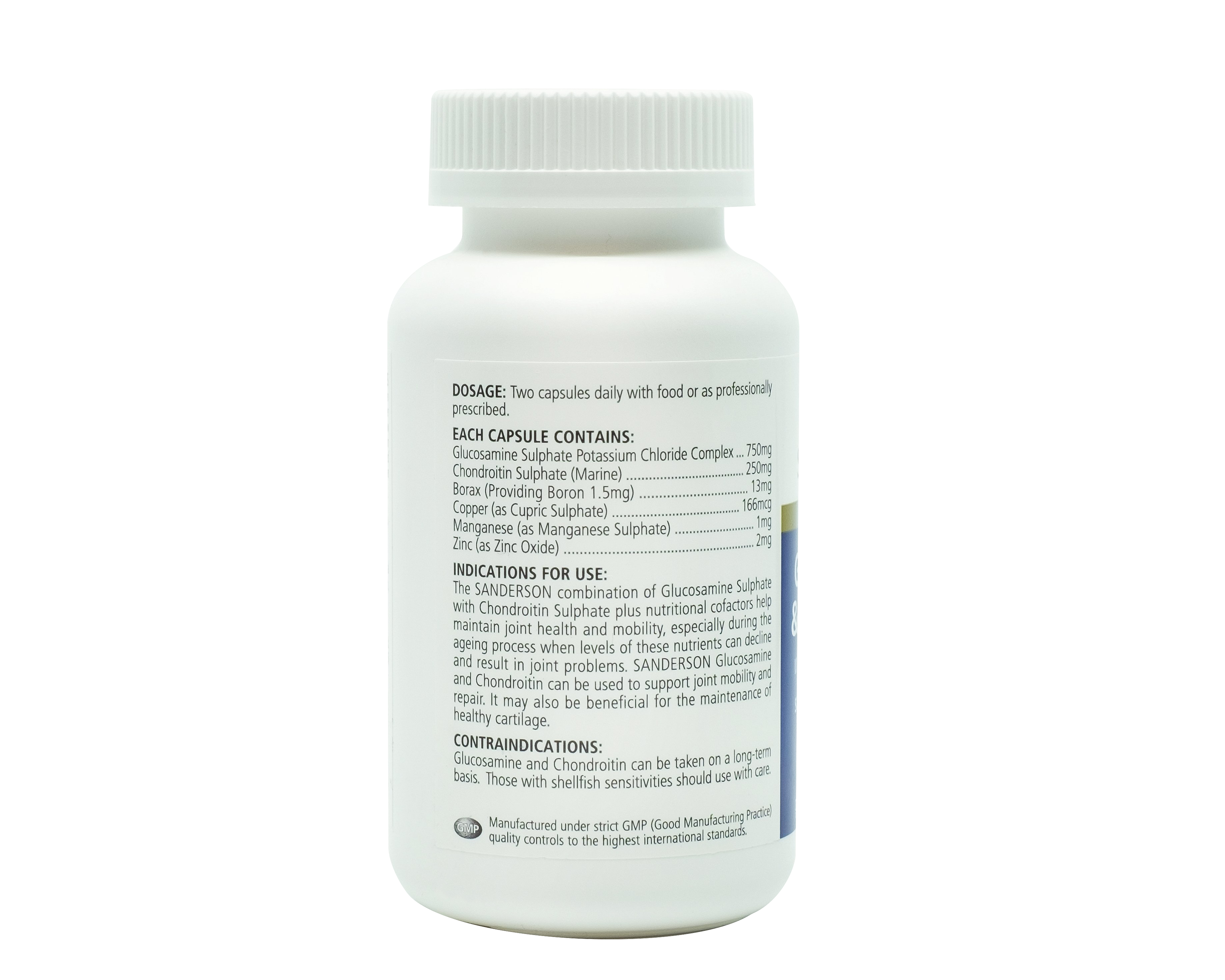 Sanderson Glucosamine & Chondroitin 120 capsules - 365 Health Limited
