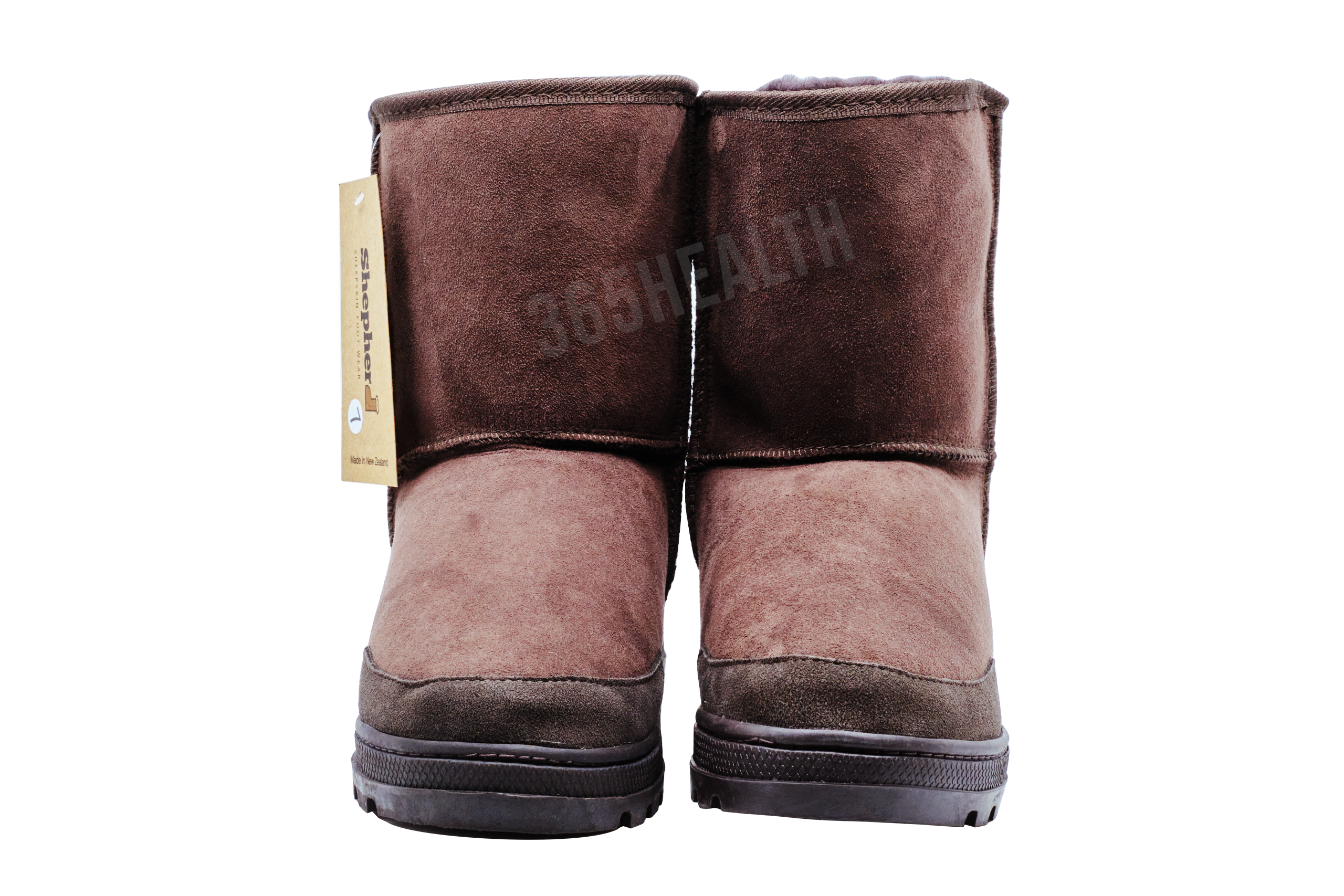Shepherd Sheepskin Wool Half Boots /Dark brown - 365 Health Limited