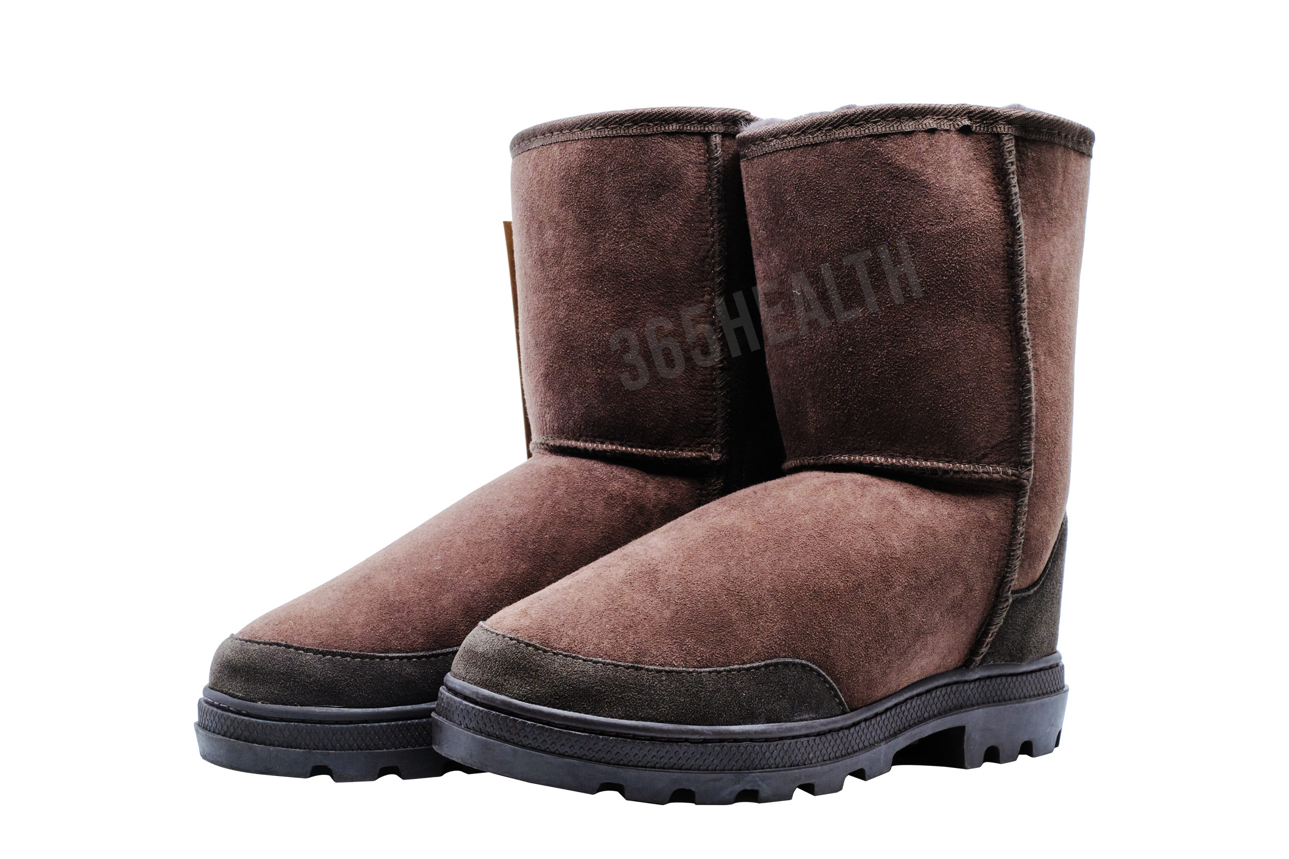 Shepherd Sheepskin Wool Half Boots /Dark brown - 365 Health Limited