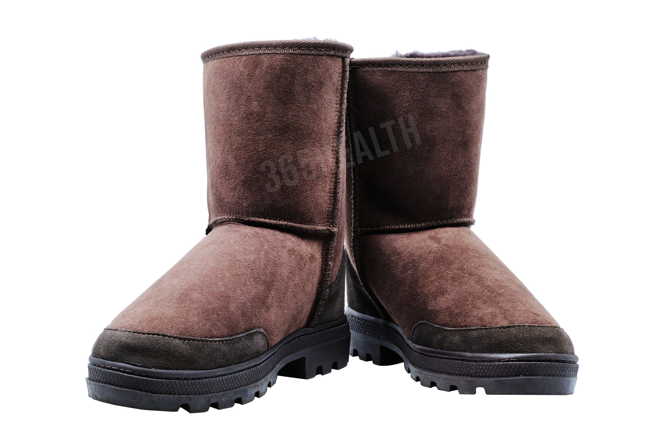 Shepherd Sheepskin Wool Half Boots /Dark brown - 365 Health Limited