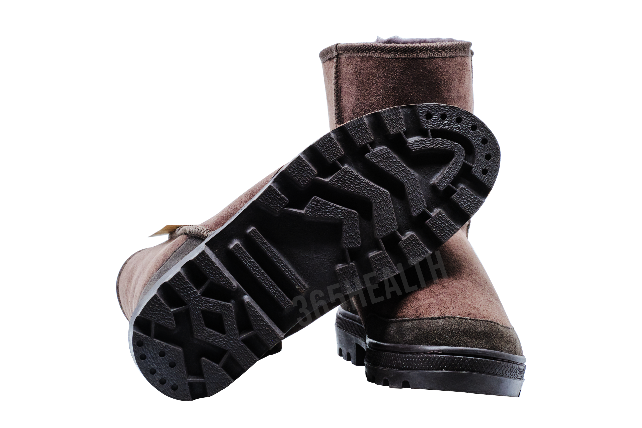 Shepherd Sheepskin Wool Half Boots /Dark brown - 365 Health Limited