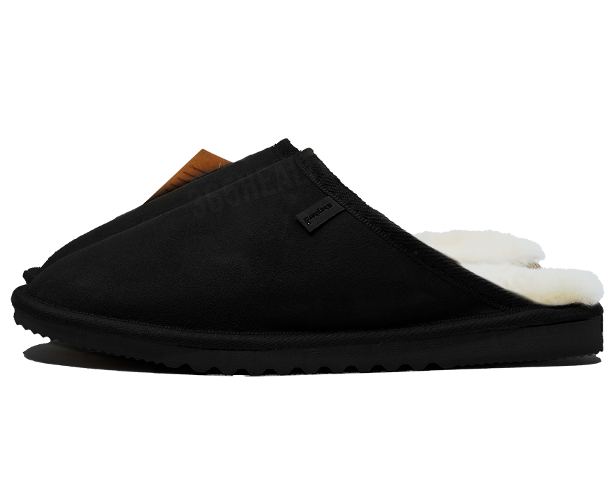 Shepherd Sheepskin Wool Slippers /Black - 365 Health Limited
