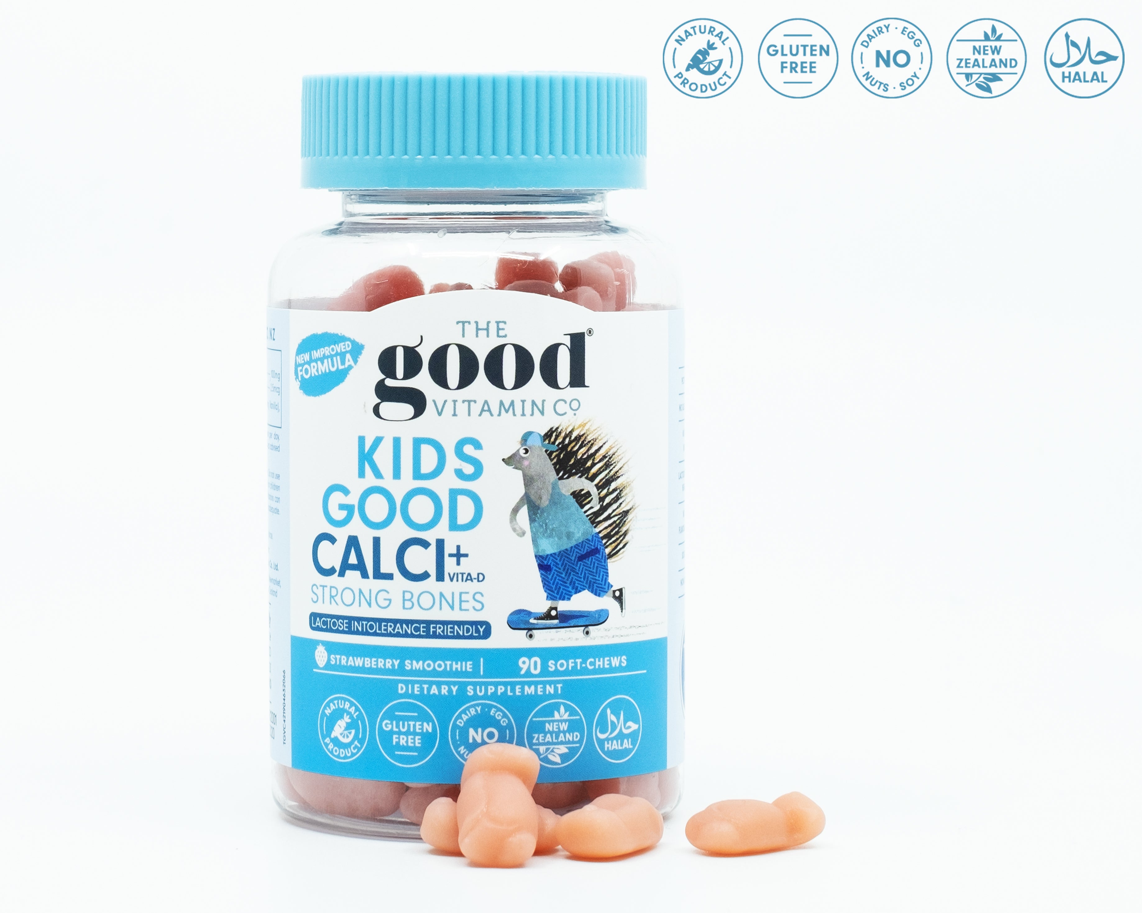TheGoodVitaminCo Kids Good Calci+ & Vita-D 90 Soft-Chews - 365 Health Limited