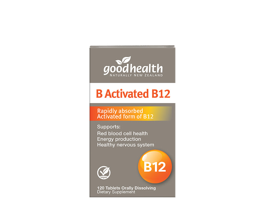 B Activated B12 120tablets orally dissolving - 365 Health Limited