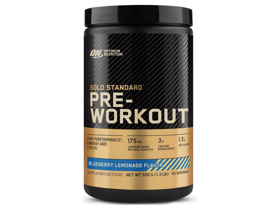 Gold Standard Pre-Workout - Blueberry Lemonade 500g - 365 Health Limited