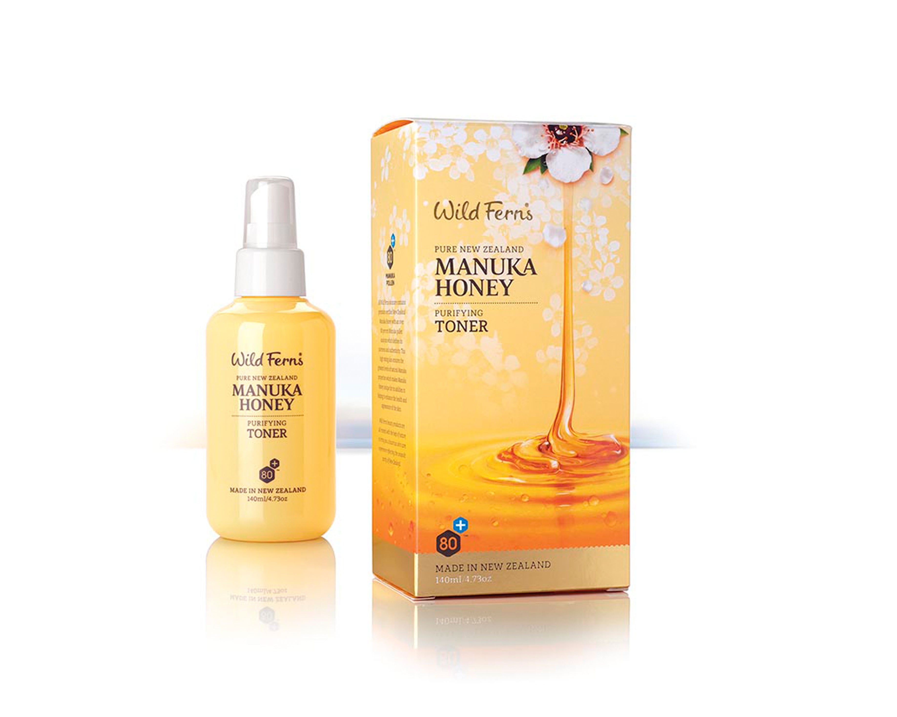 WILD FERNS Manuka Honey Purifying Toner 140ml - 365 Health Limited