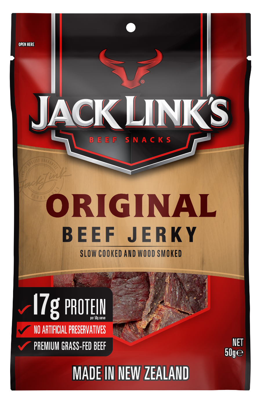 Beef Jerky Original (50g) - 365 Health Limited