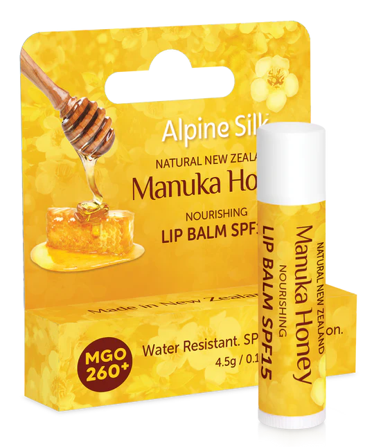 Alpine Silk Nourishing Lip Balm manuka honey - 365 Health Limited