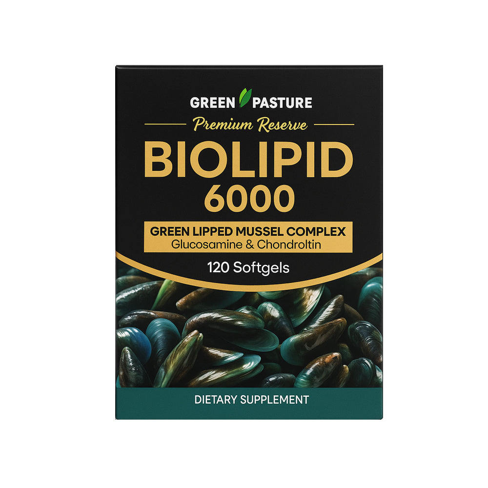 BioLipid Green Museel 6000 120Softgels/240Softgels - 365 Health Limited
