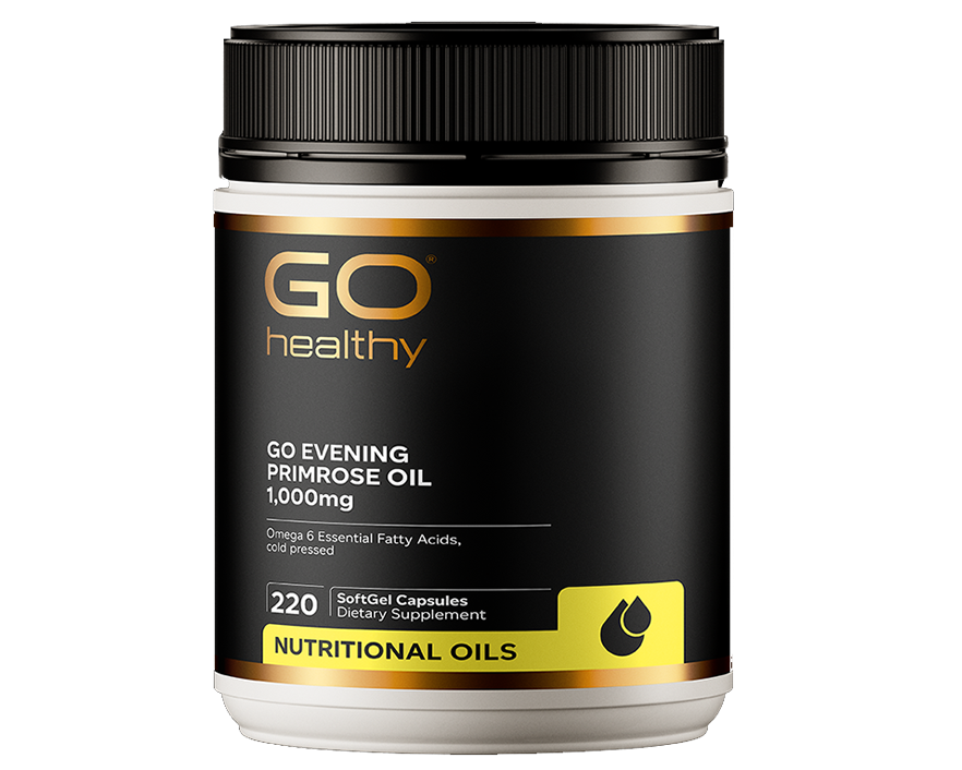 Go Healthy Go Evening Primrose Oil 1000mg 220 softgel caps - 365 Health Limited