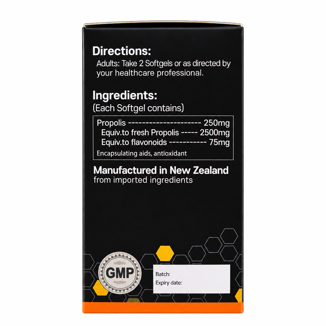 Green pasture propolis ingredients