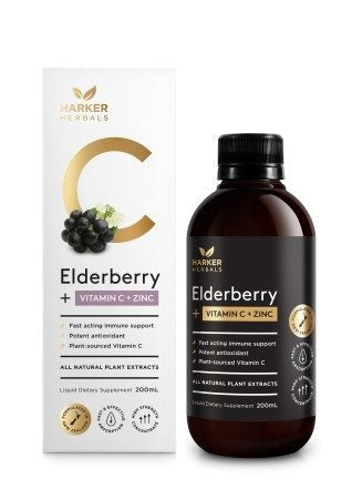 Elderberry + Vitamin C + Zinc 200ml - 365 Health Limited