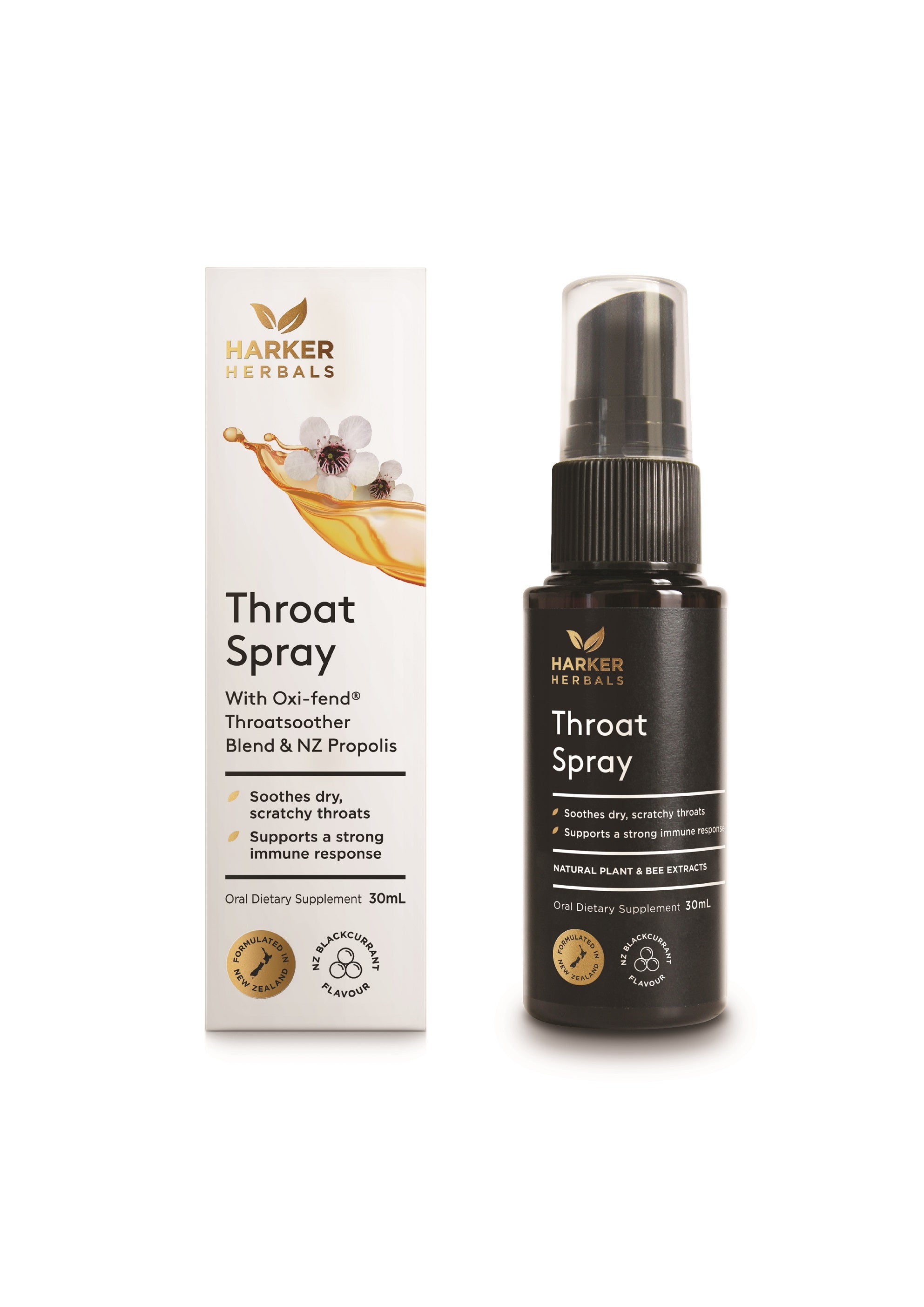 Harker Herbals Throat Propolis Spray 30ml - 365 Health Limited