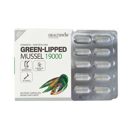 Green Lipped Mussel 19000 Max 90Vegecapsules - 365 Health Limited