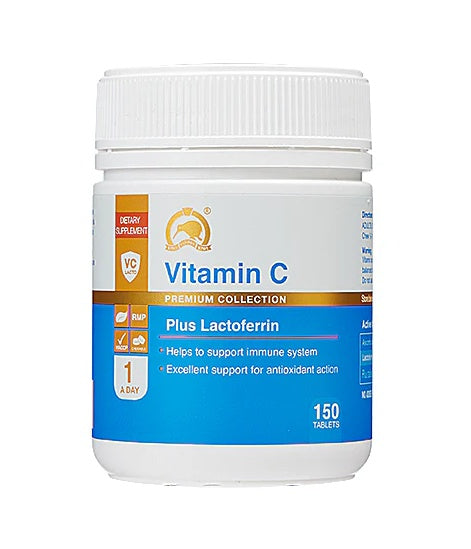 KiwiGoldenKiwi Vitamin C & Lactoferrin 150 Capsules | Clearance Sale - 365 Health Limited