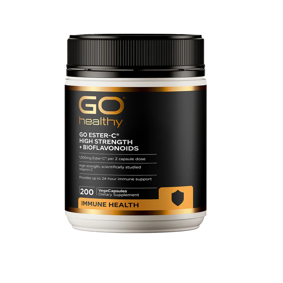 GO ESTER-C® + HIGH STRENGTH BIOFLAVONOIDS (200vc) - 365 Health Limited