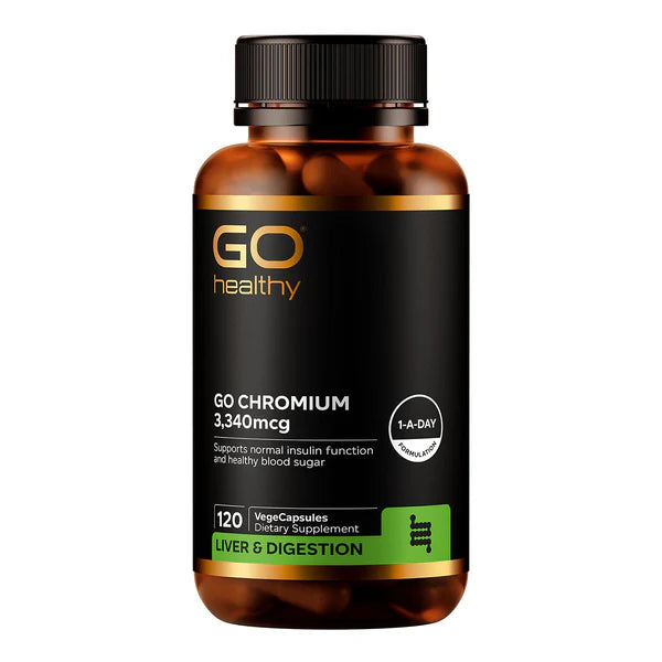 Go Chromium 3340mcg 120vegecaps - 365 Health Limited