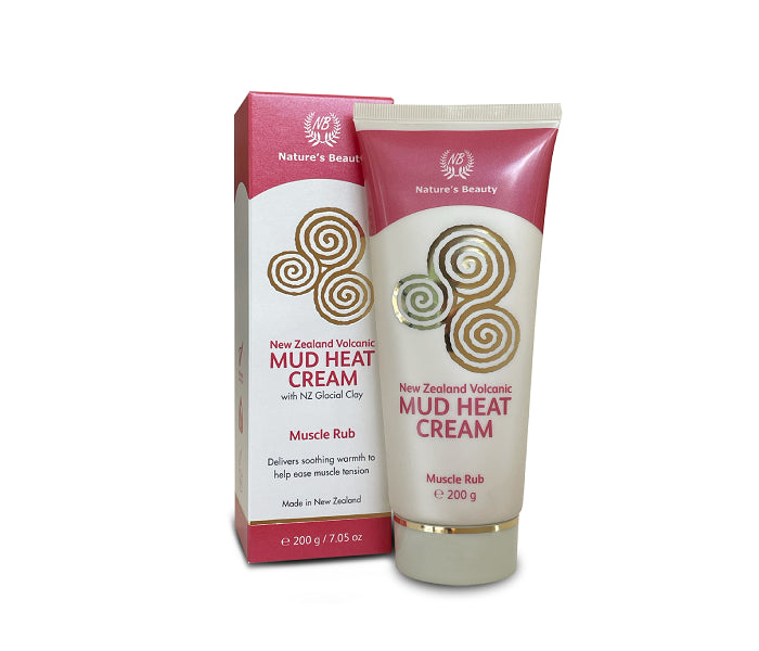 Nature's Beauty New Zealand Volcanic Mud Heat Cream 200g - 365 Health Limited