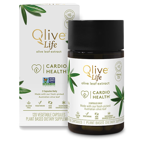 Olive Leaf Extract Cardio Health 120Vege Capsules - 365 Health Limited