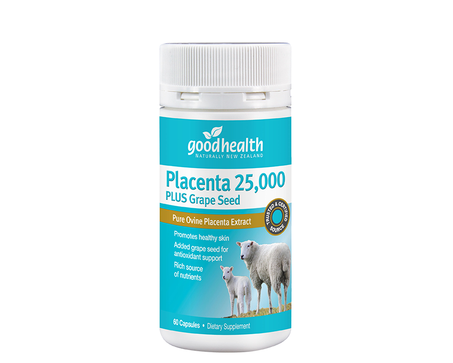 Good Health Placenta 25000 60 capsules - 365 Health Limited