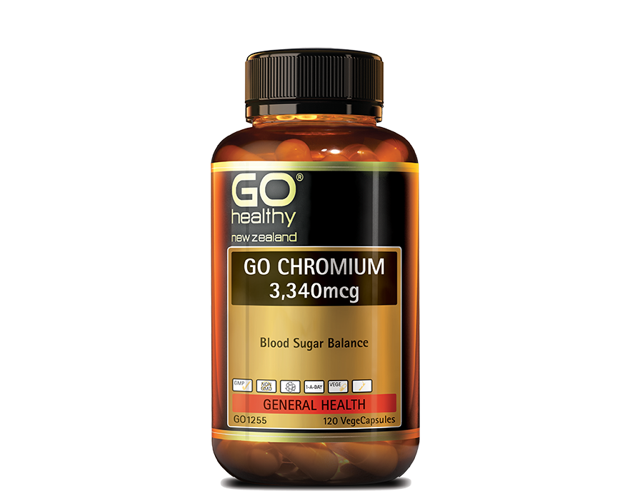 Go Healthy Go Chromium 3340mcg 120vegecaps - 365 Health Limited