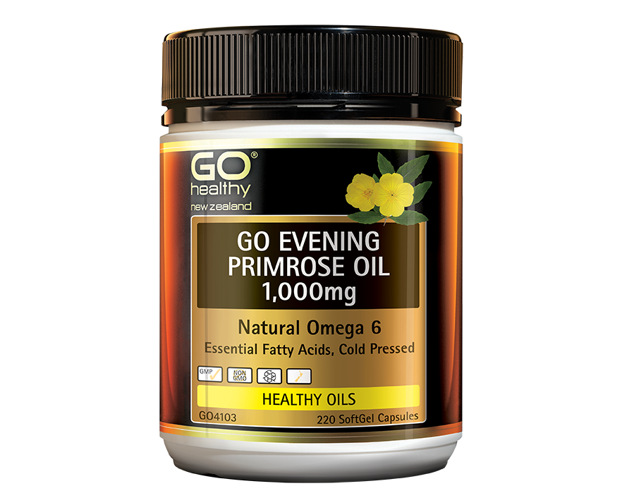 Go Healthy Go Evening Primrose Oil 1000mg 220 softgel caps - 365 Health Limited