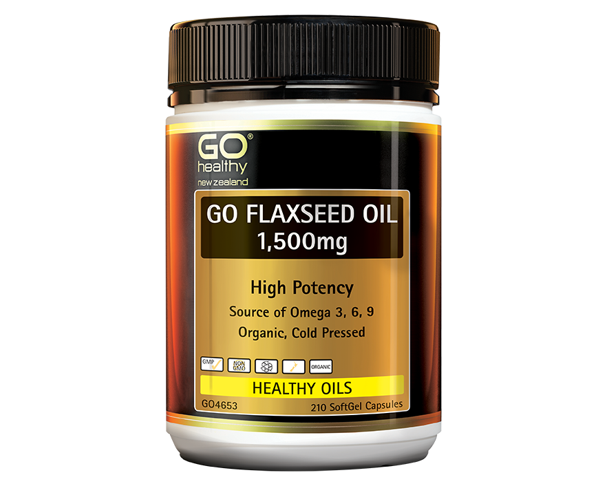 Go Flaxseed Oil 1500mg 210softgels - 365 Health Limited
