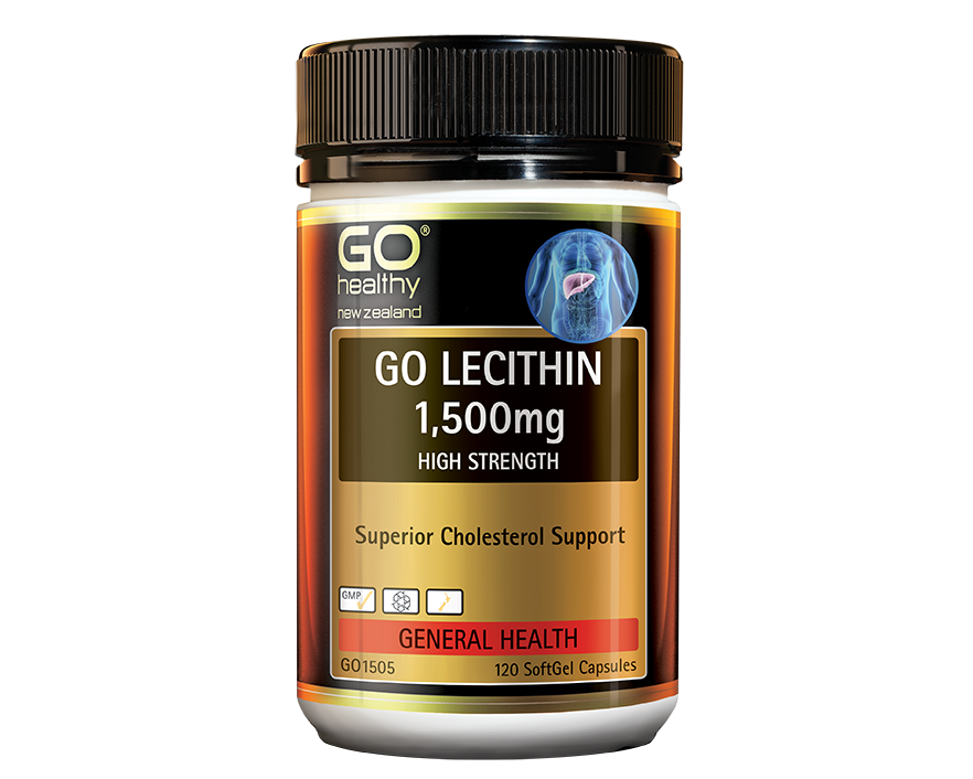 Go Healthy Go Lecithin 1500mg 120 softgels caps - 365 Health Limited
