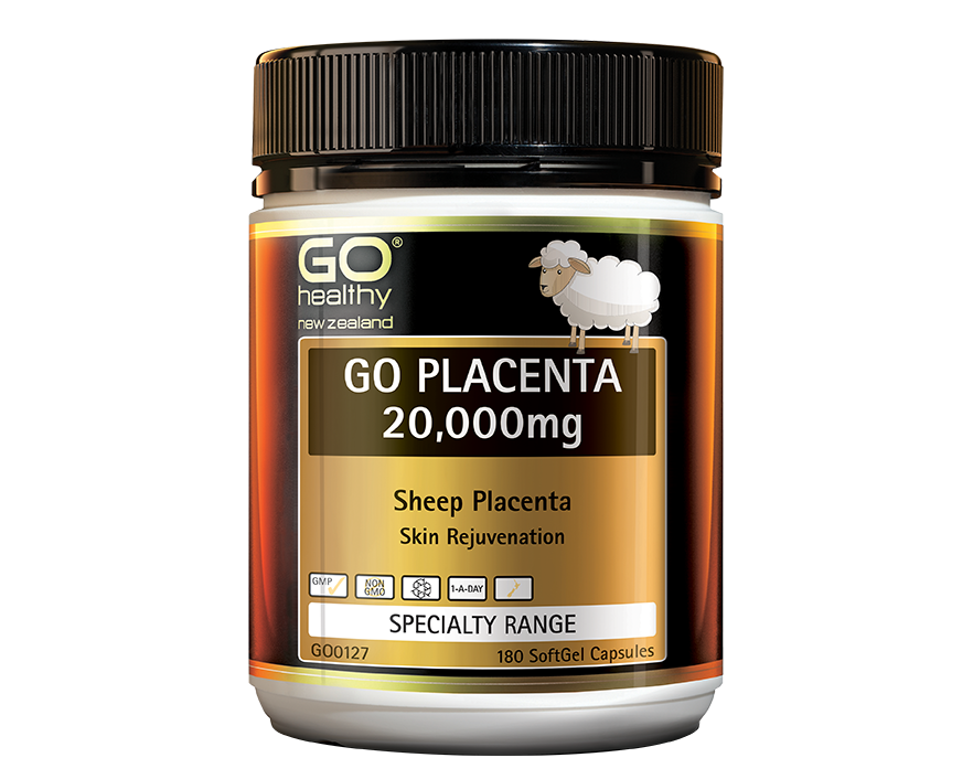 Go Healthy Go Placenta 20000mg 180capsules - 365 Health Limited