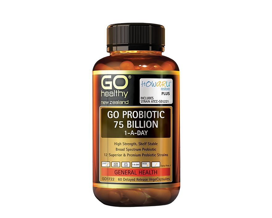 Go Healthy Go Probiotic 75Billion 60 capsules - 365 Health Limited