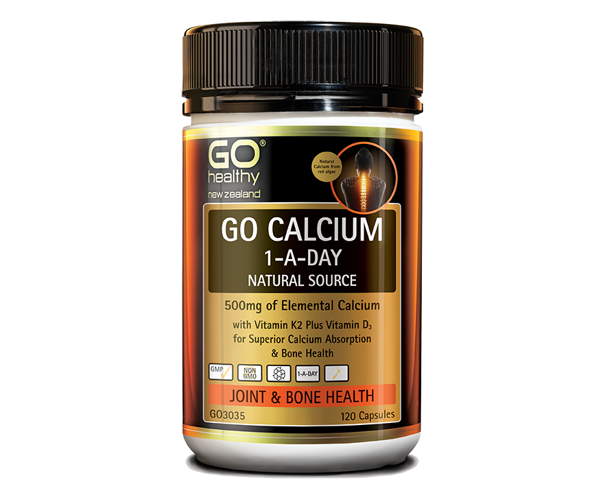 Go Healthy Go Calcium 1-A-Day 120capsules - 365 Health Limited